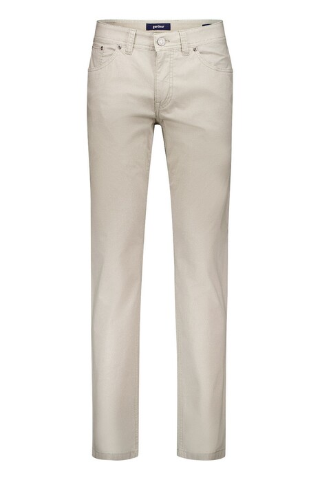 Gardeur Sandro Cool Touch Comfort Stretch Fine Structure Pattern Broek Zand