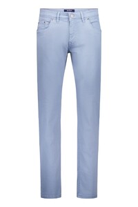 Gardeur Sandro Move Lite Cotton Tencel Blend Stretch Performance Broek Midden Blauw