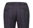 Gardeur Savage-2 Ewoolution High Comfort Easy Care Check Pants Dark Evening Blue