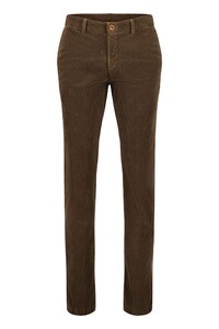 Gardeur Savage-2 High Comfort Organic Cotton Corduroy Corduroy Trouser Dark Brown Melange