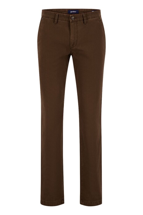 Gardeur Savage-S Uni Cotton Pants Brown Tone
