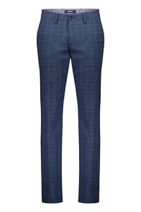 Gardeur Savage Slim-Fit Ewoolution Check Broek Marine