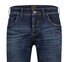Gardeur Saxton DualFX Fibre Crosshatch Denim Jeans Dark Rinse Used