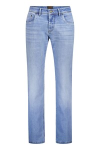 Gardeur Saxton High Stretch Denim Subtle Bleach Effects 5-Pocket Jeans Bleach Blue Used