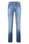 Gardeur Saxton Organic Cotton Crosshatch Denim Jeans Stone Blue Used