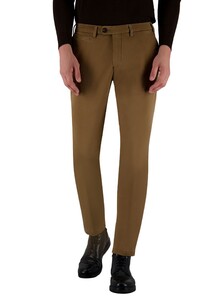 Gardeur Sem-2 Flat Front Uni Cotton Elastane Pants Tabac