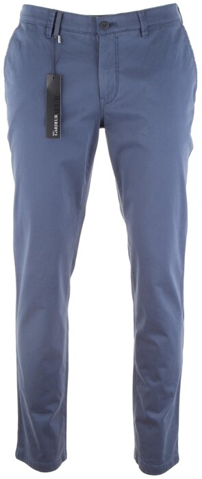 Gardeur Seven Slim-Fit Iconic Khakis Broek Midden Blauw