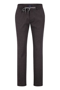 Gardeur Sidney-2 Slim Drawstring Flat-Front Pants Dark Gray