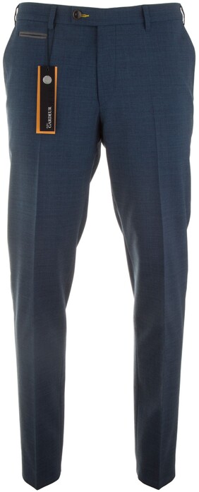 Gardeur Silva Flat Front Pants Mid Blue