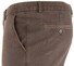 Gardeur Sonny-8 Slim-Fit Structure Pants Mid Brown
