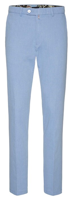 Gardeur Sonny Slim-Fit Fine Structure Pants Light Blue