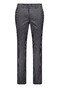 Gardeur Sonny Slim Flat-Front Fine Check Pants Asphalt