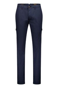Gardeur Subway Cargo Extra Fine Maco Cotton Yarn Tencel Blend Broek Dark Navy