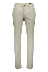 Gardeur Subway Cargo Extra Fine Maco Cotton Yarn Tencel Blend Broek Light Khaki