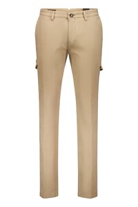 Gardeur Subway Cargo Steep Cavalry Twill Cotton Stretch Broek Zand