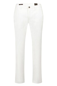 Gardeur Subway Cotton Linen Fine Texture Pants Snow White