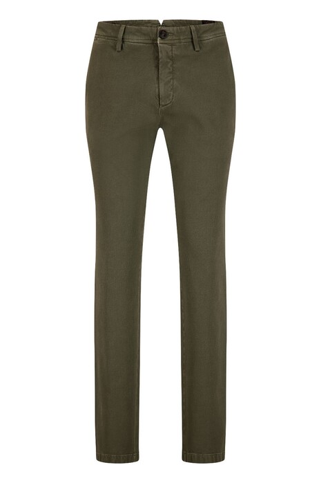 Gardeur Subway Cotton Tencel High Stretch Comfort Pants Dark Khaki