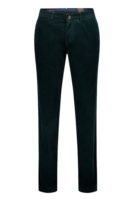 Gardeur Subway Genua Corduroy Cotton Tencel Subtle Stretch Corduroy Trouser Dark Green