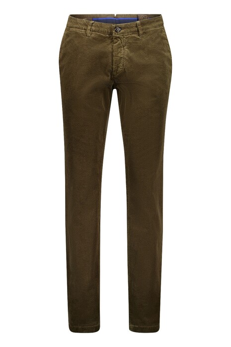 Gardeur Subway Genua Corduroy Cotton Tencel Subtle Stretch Corduroy Trouser Khaki
