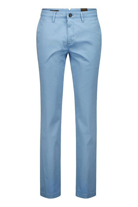 Gardeur Subway Maco Cotton Tencel Blend Pants Mid Blue