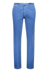 Gardeur Subway Made in Italy Luxury Velvet Broek Midden Blauw