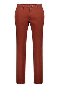 Gardeur Subway Steep Cavalry Twill Cotton Stretch Broek Brick Brown