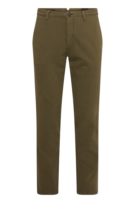 Gardeur Subway Uni Flat Front Pants Dark Olive Green