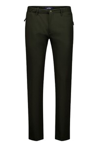 Gardeur Tito-4 Uni Zip Pockets Pants Dark Khaki