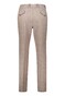Gardeur Tolino Criss-Cross Texture Cotton Linnen Blend Broek Licht Bruin