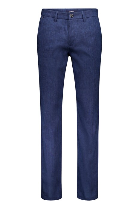 Gardeur Tonic Tech Linnen Blend Cool Touch Broek Marine