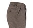 Gardeur Tonic Wool Blend Fine Check Pants Dark Beige