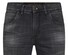 Gardeur Tucker Tapered Crosshatch Denim Jeans Black Used