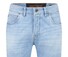 Gardeur Tucker Tapered Organic Cotton Authentic Handcrafted Treatment Jeans Light Bleach Blue Used
