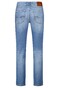 Gardeur Tucker Tapered Organic Cotton Authentic Handcrafted Treatment Jeans Light Blue Rough Patch Used