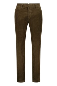 Gardeur Tybalt Genua Corduroy Soft Touch Cotton Tencel Subtle Stretch Corduroy Trouser Dark Khaki