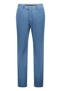 Gardeur Tybalt Genua Corduroy Soft Touch Cotton Tencel Subtle Stretch Ribbroek Midden Blauw