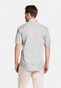 Giordano Abstract Circle Pattern League Button Down Cotton Satin Overhemd Lichtgeel-Navy