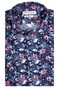 Giordano Allover Sea Life Pattern Overhemd Navy-Bruin