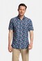 Giordano Allover Sea Life Pattern Overhemd Navy-Bruin