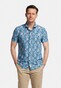 Giordano Allover Sea Life Pattern Shirt Turquoise-Brown