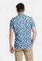 Giordano Allover Sea Life Pattern Shirt Turquoise-Brown