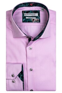 Giordano Baggio Cutaway Fine Twill Overhemd Roze