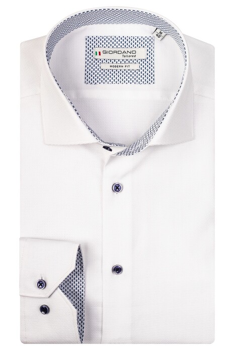 Giordano Baggio Cutaway Luxury Dobby Shirt White