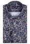 Giordano Bold Paisley Pattern Ivy Button Down Shirt Navy-Sand