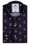 Giordano Bologna Mountain Lift Pattern Overhemd Dark Navy