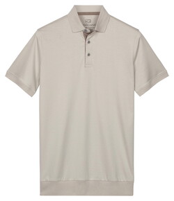 Giordano Bolzano Short Sleeve Supima Liquid Cotton Poloshirt Light Beige