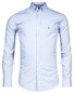 Giordano Brando Two Tone Fabric Overhemd Licht Blauw