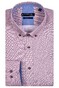 Giordano Button Down Ivy Micro Design Pattern Shirt Red