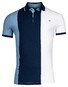 Giordano Colorblock Piqué Casual Identity Polo Navy-Blauw-Wit