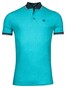 Giordano Coral Contrast Solid Color Piqué Polo Groenblauw